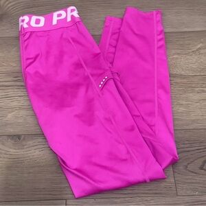 Pro Pink Woman Athletic Leggings -